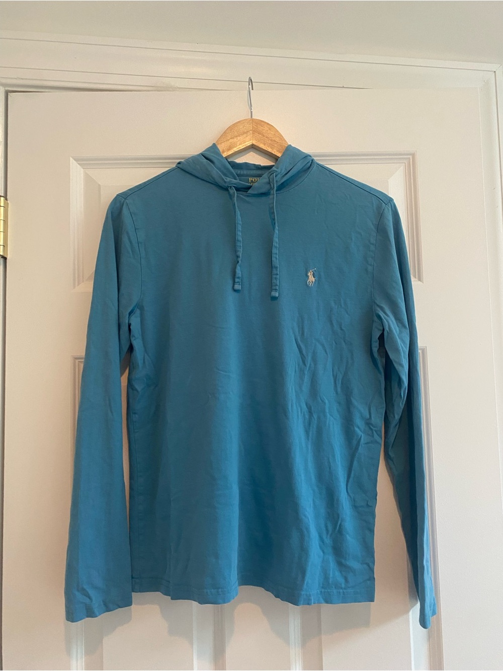 Polo by Ralph Lauren Long-Sleeve Hoodie Shirt - Blue, Sz S